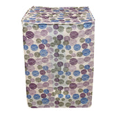 Kuber Industries Circle Design PVC Top Load Fully Automatic Washing Machine Cover - Multicolour